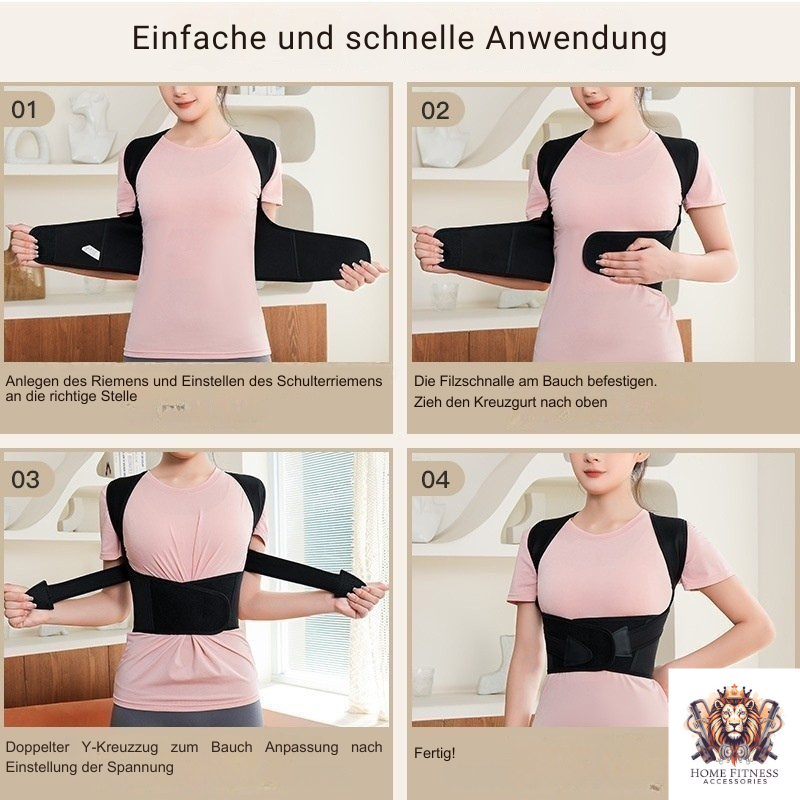 Aufrecht durchs Leben – Unisex Haltungskorrektor mit Brust- und Rückenstütze